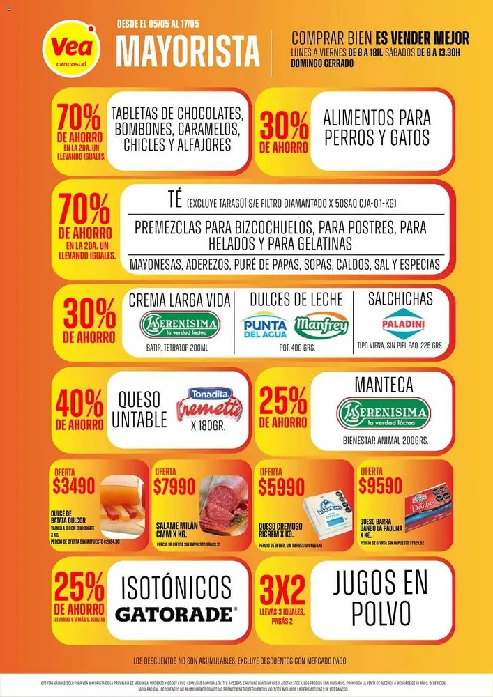 Página del catalogo Supermercados Vea